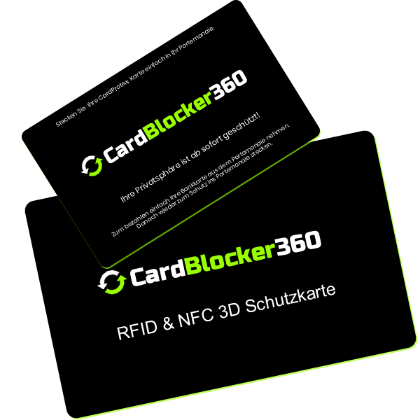 CardBlocker360 – RFID & NFC Blocker Karte. Blockiert aktiv den RFID ...